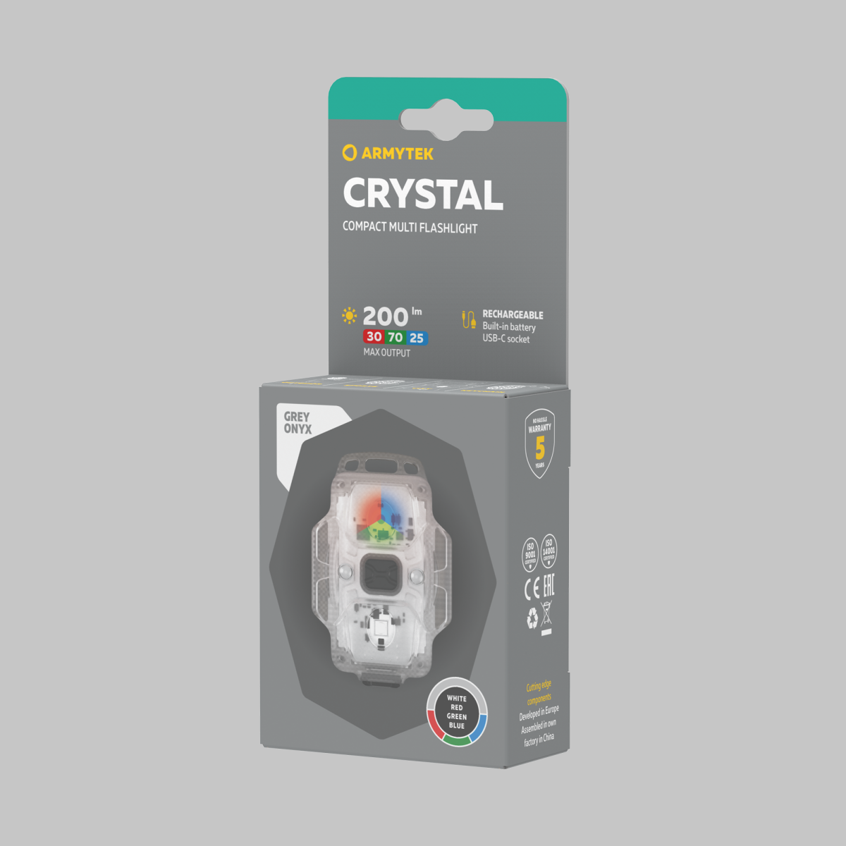 Мултиункционален челник-фенер Armytek Crystal USB-C Четири светлини сив 7 в 1 ARMYTEK - изглед 6 - Extreme-bg.com Мултиункционален челник-фенер Armytek Crystal USB-C Четири светлини сив 7 в 1 ARMYTEK - изглед 6
