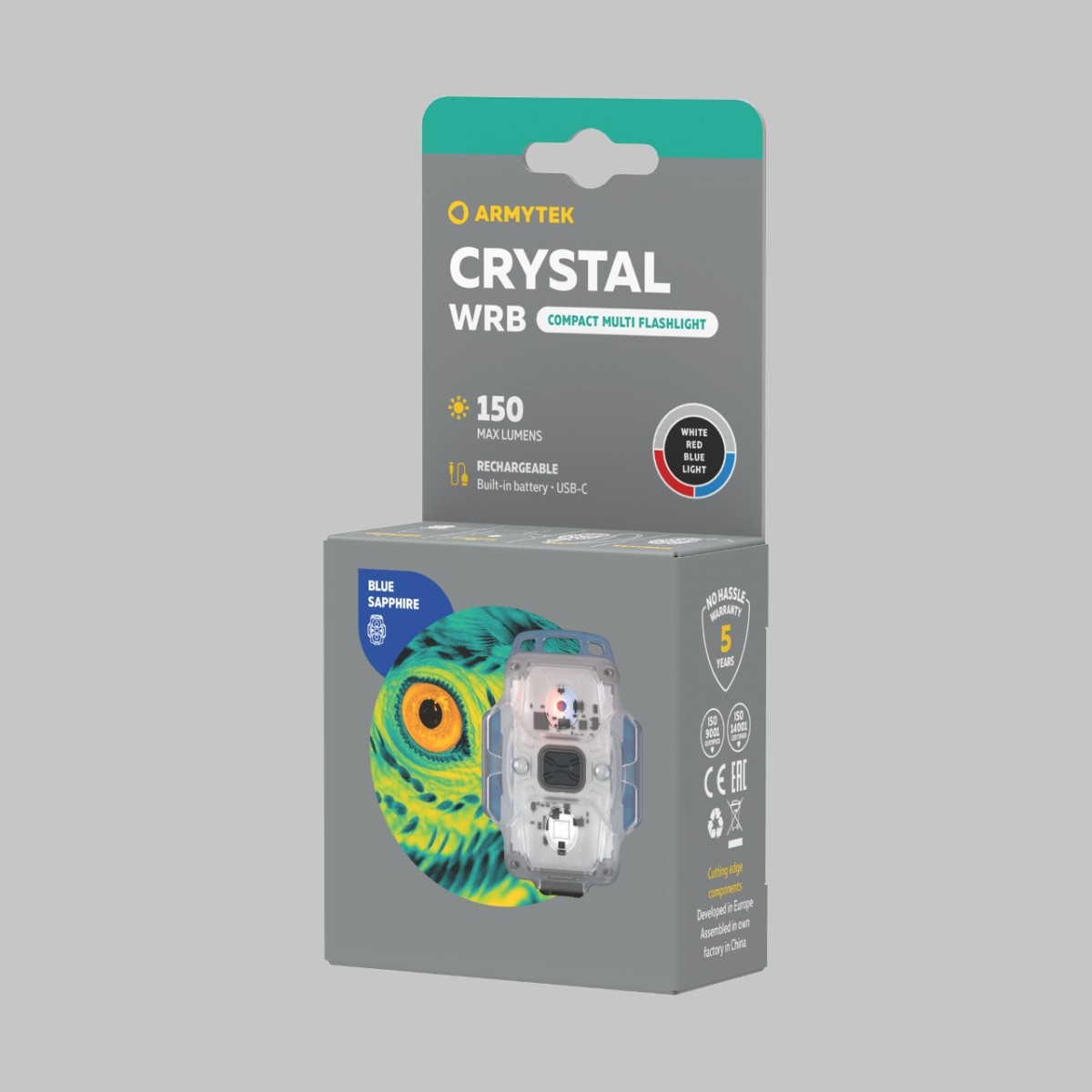 Мултифункционален челник-фенер Armytek Crystal WRB USB-C син 6 в 1 ARMYTEK - изглед 5 - Extreme-bg.com Мултифункционален челник-фенер Armytek Crystal WRB USB-C син 6 в 1 ARMYTEK - изглед 5