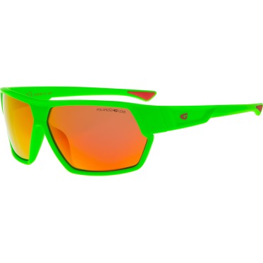 GOG G1 E105-3P – Polarized Outdoor Sunglasses with Reflex Mirror Coating | Matt Neon Green/Red GOG - view 1