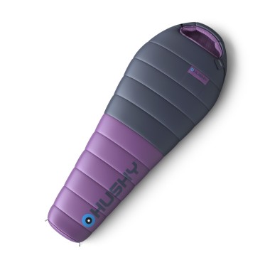 Дамски пухен зимен спален чувал Drape Ladies purple HUSKY - изглед 1