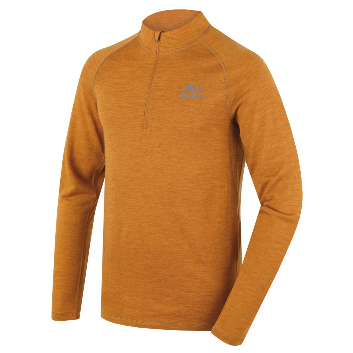 Man`s Merino thermal underwear Merow Zip M mustard HUSKY - view 2 - Extreme-bg.com Man`s Merino thermal underwear Merow Zip M mustard HUSKY - view 2