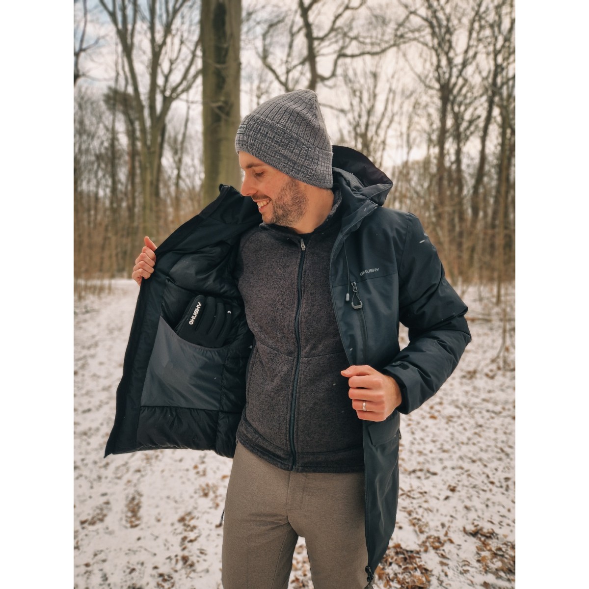 Мериносова шапка MERMEL grey L-XL HUSKY - изглед 5 - Extreme-bg.com Мериносова шапка MERMEL grey L-XL HUSKY - изглед 5