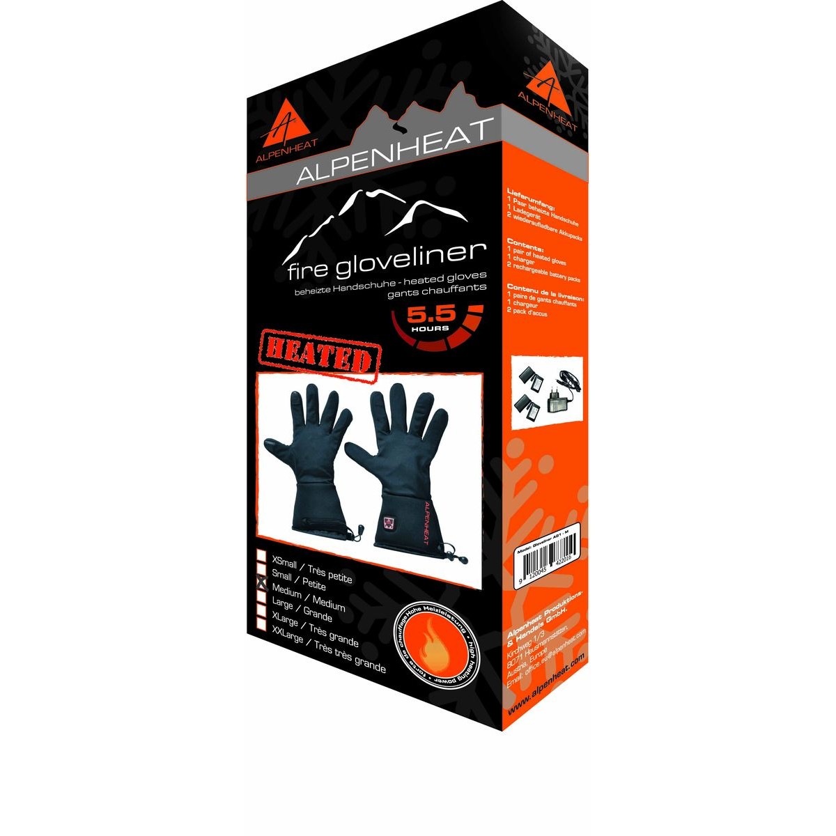 Fire Gloves-Gloveliner AG1  Alpenheat ALPENHEAT - view 4