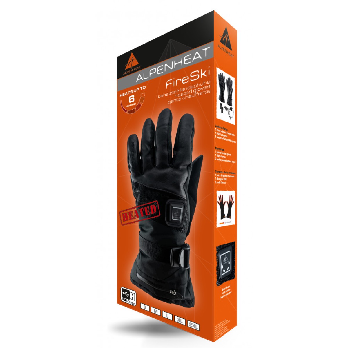 Ски ръкавици с отопление Fire Ski Gloves AG20 ALPENHEAT - изглед 4 - Extreme-bg.com Ски ръкавици с отопление Fire Ski Gloves AG20 ALPENHEAT - изглед 4