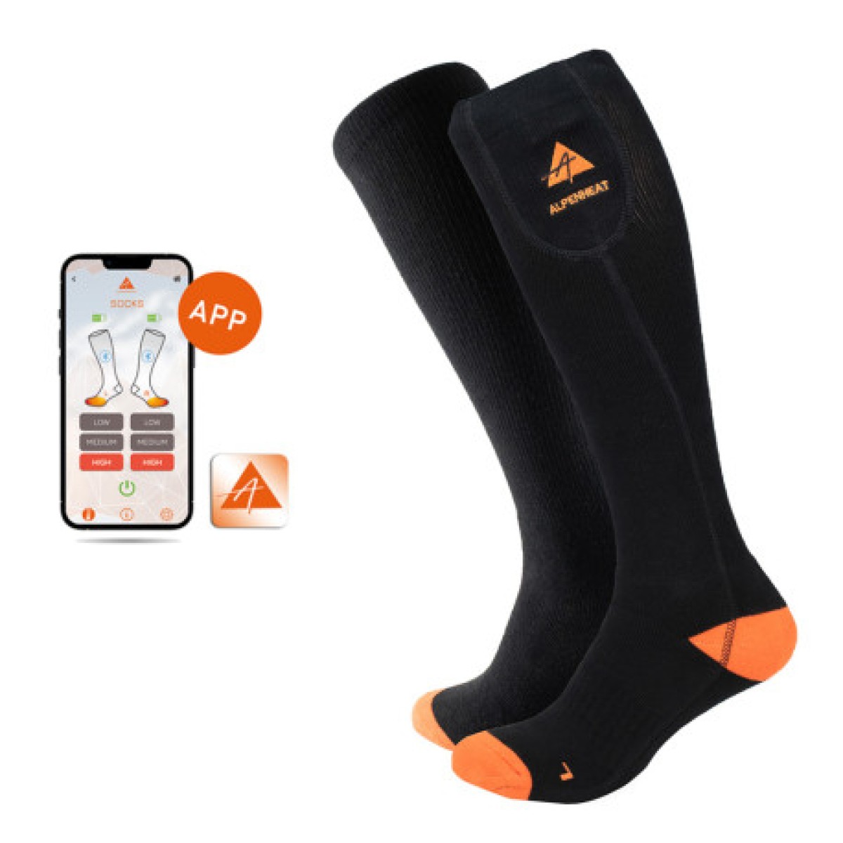 Чорапи с отопление Alpenheat Fire cotton APP ALPENHEAT - изглед 2 - Extreme-bg.com Чорапи с отопление Alpenheat Fire cotton APP ALPENHEAT - изглед 2