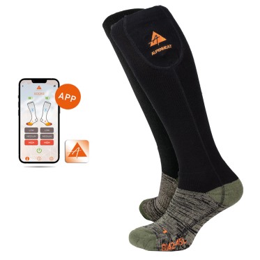 Чорапи с отопление FIRE-SOCKS WOOL APP ALPENHEAT - изглед 1