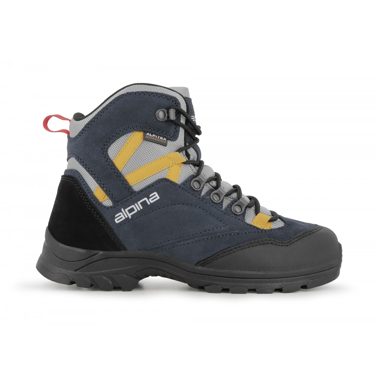 Alv Jr BLACK/BLUE юношески туристически обувки ALPINA - изглед 3 - Extreme-bg.com Alv Jr BLACK/BLUE юношески туристически обувки ALPINA - изглед 3