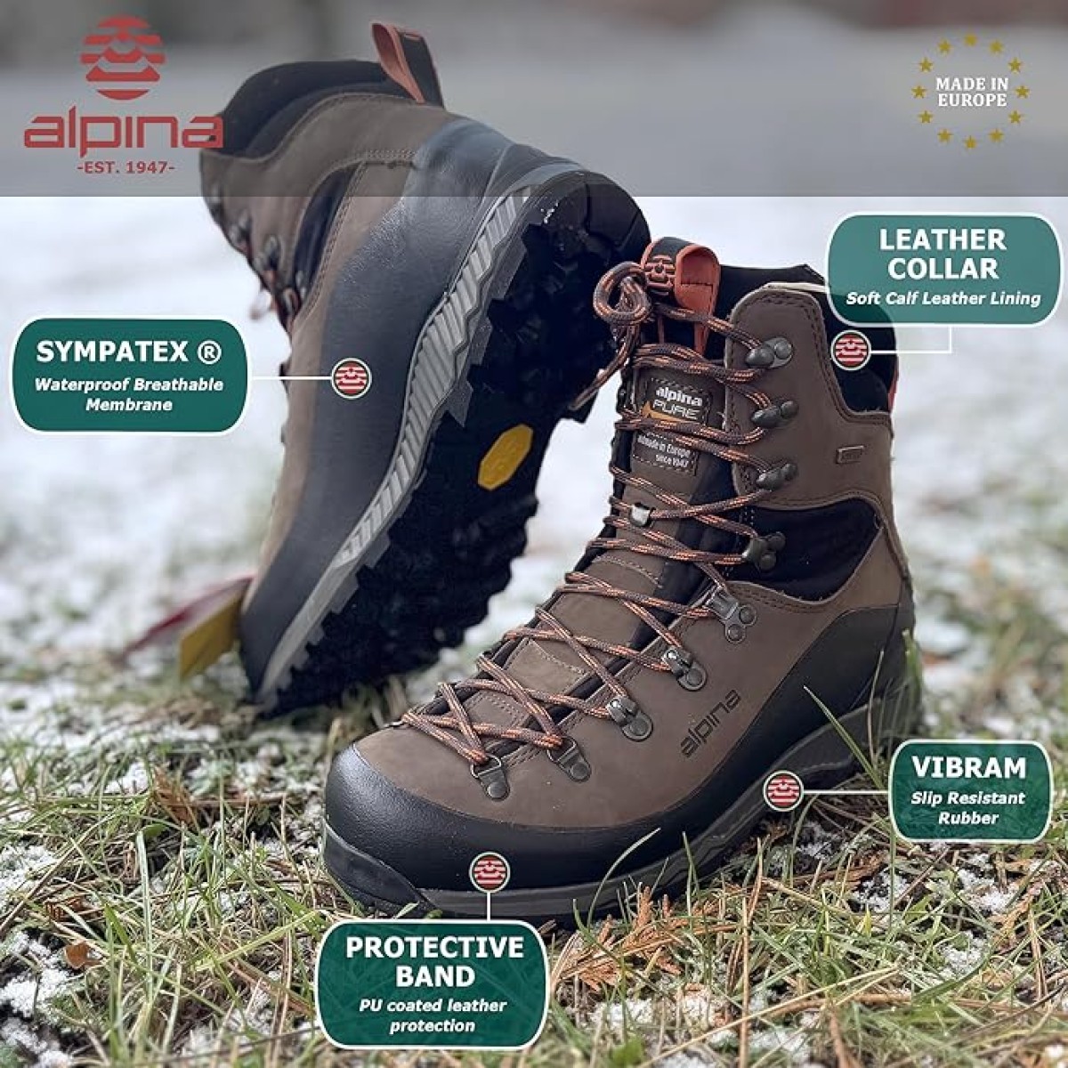 NUPTSE winter hiking shoes ALPINA - view 4
