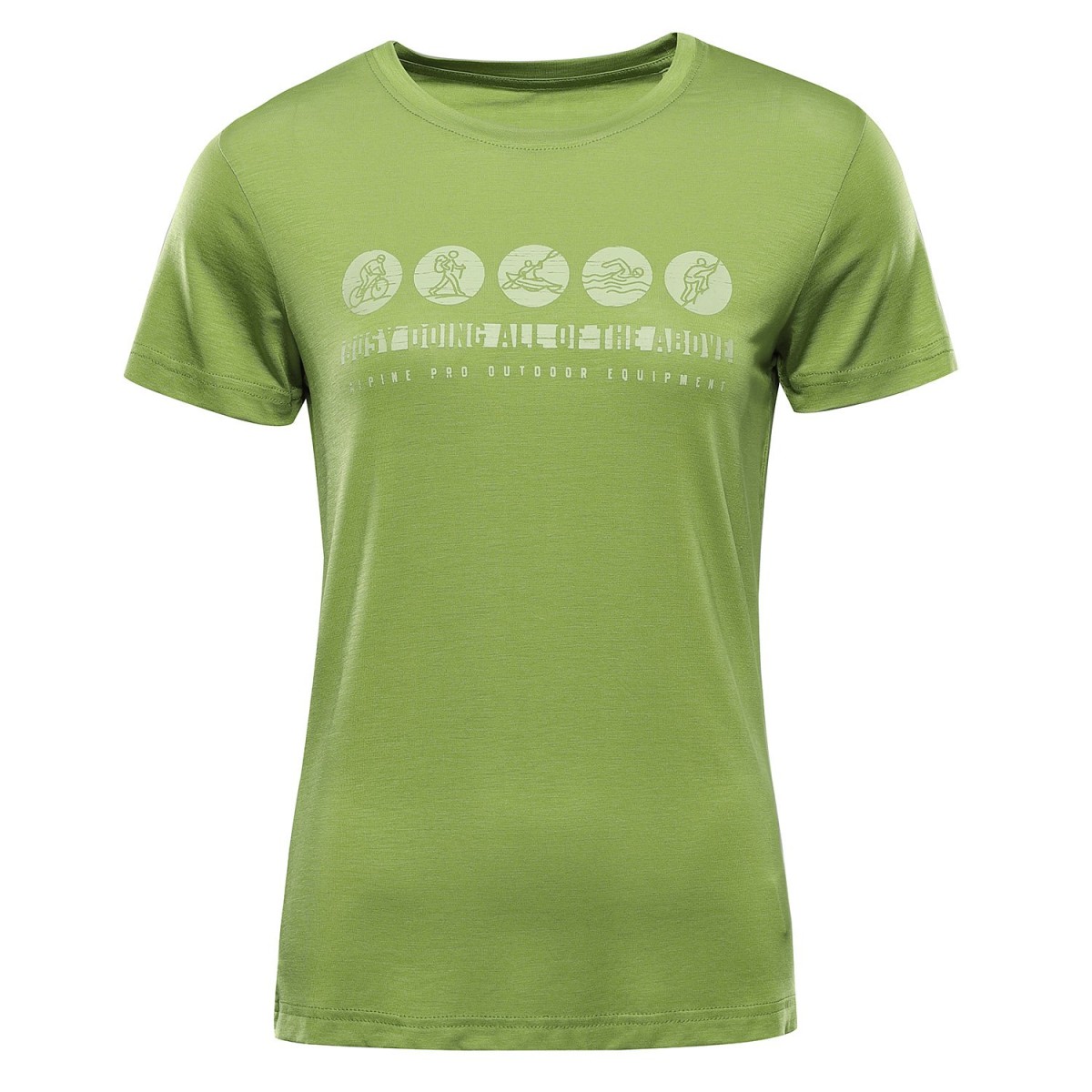 Alpine Pro LYORA Women's Functional T-Shirt with Antibacterial Treatment – Freshness & Style in Every Movement ALPINE PRO - view 2