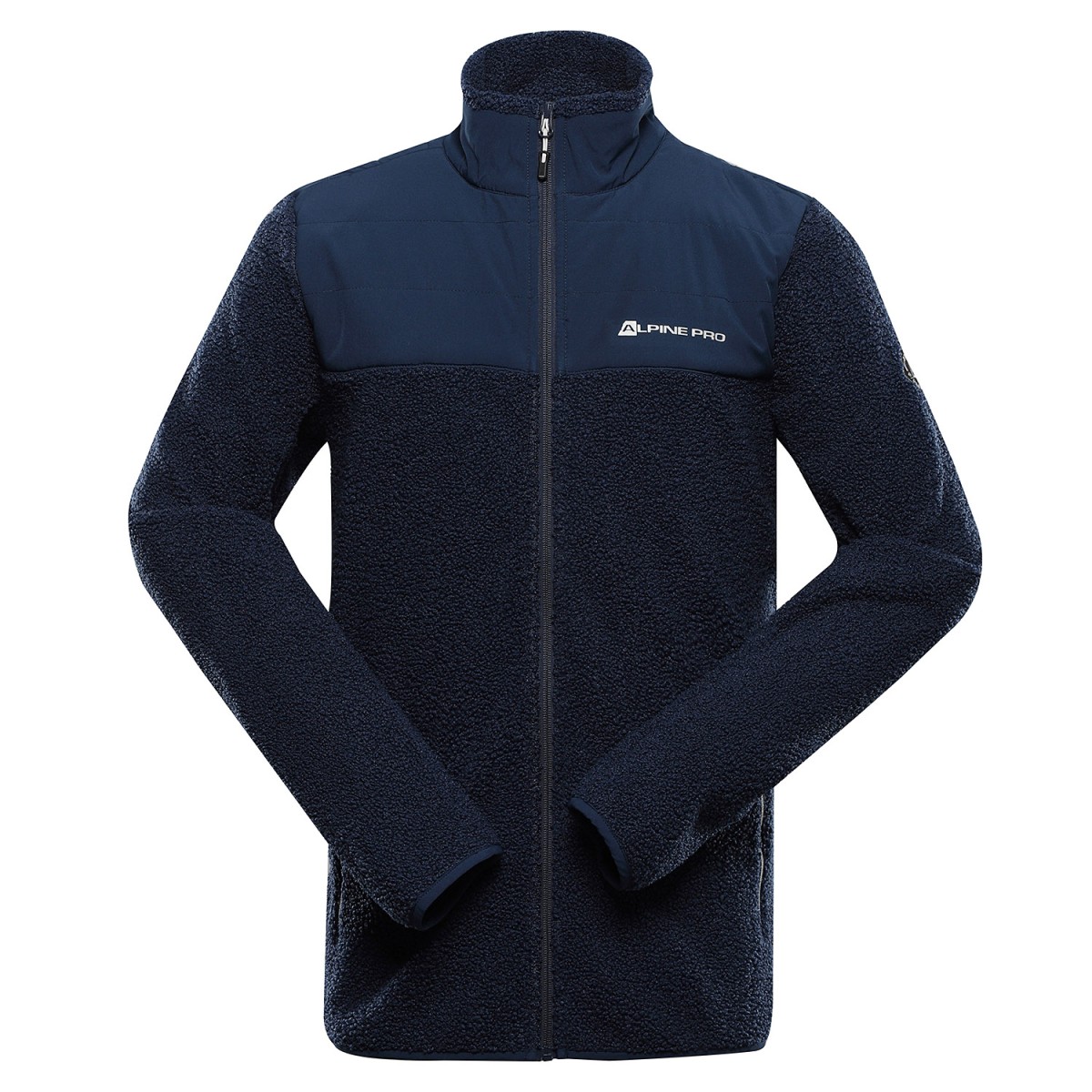 Windproof warm men's fleece ALPINE PRO FERAD 2 moonlit ocean ALPINE PRO - view 2