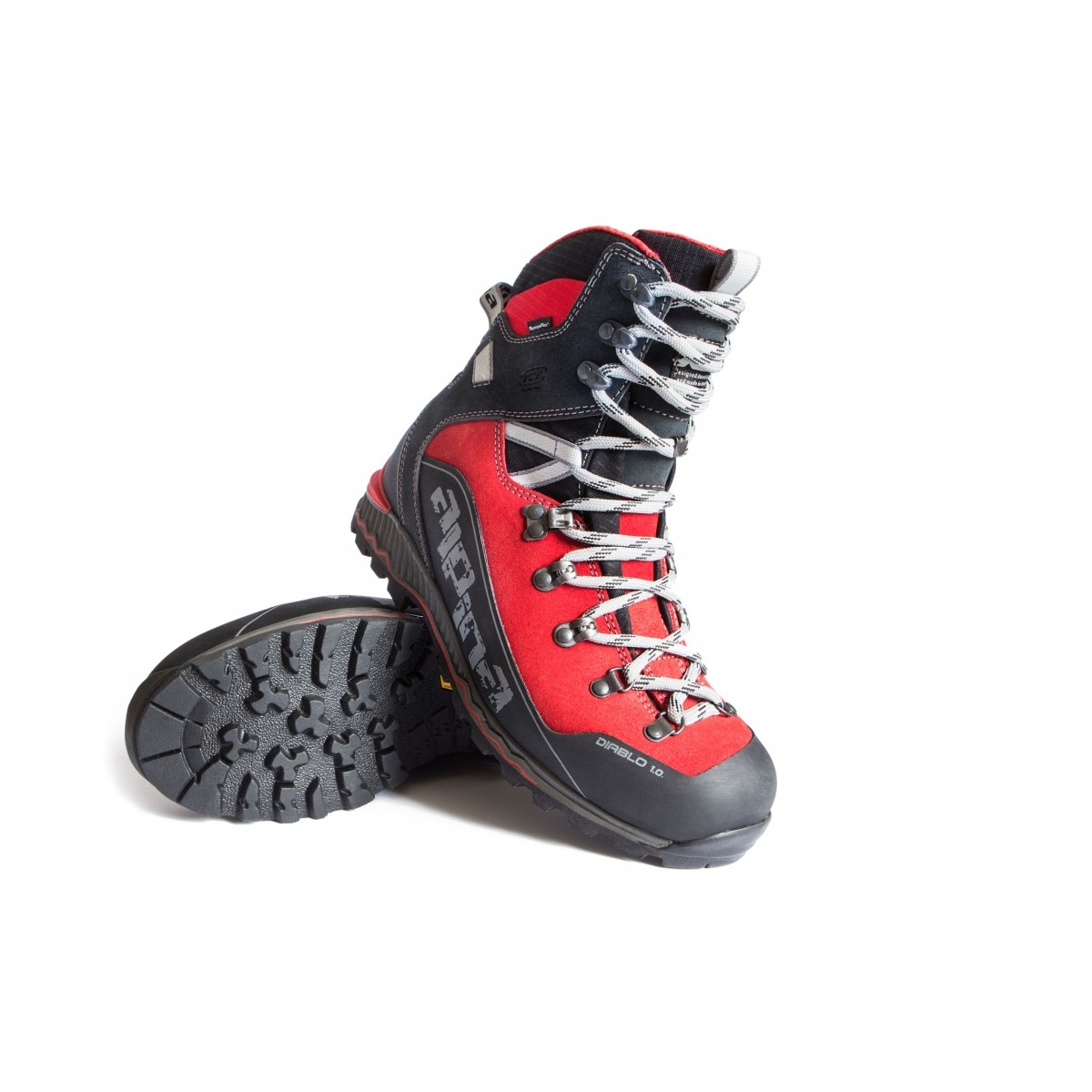 Diablo 2.0 RED Winter Hiking Shoes ALPINA - view 4 - Extreme-bg.com Diablo 2.0 RED Winter Hiking Shoes ALPINA - view 4