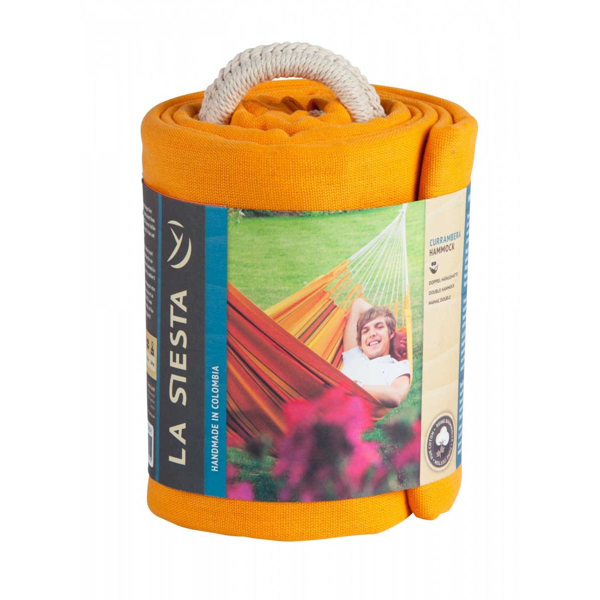 Double classic hammock Currambera Apricot LA SIESTA - view 4 - Extreme-bg.com Double classic hammock Currambera Apricot LA SIESTA - view 4
