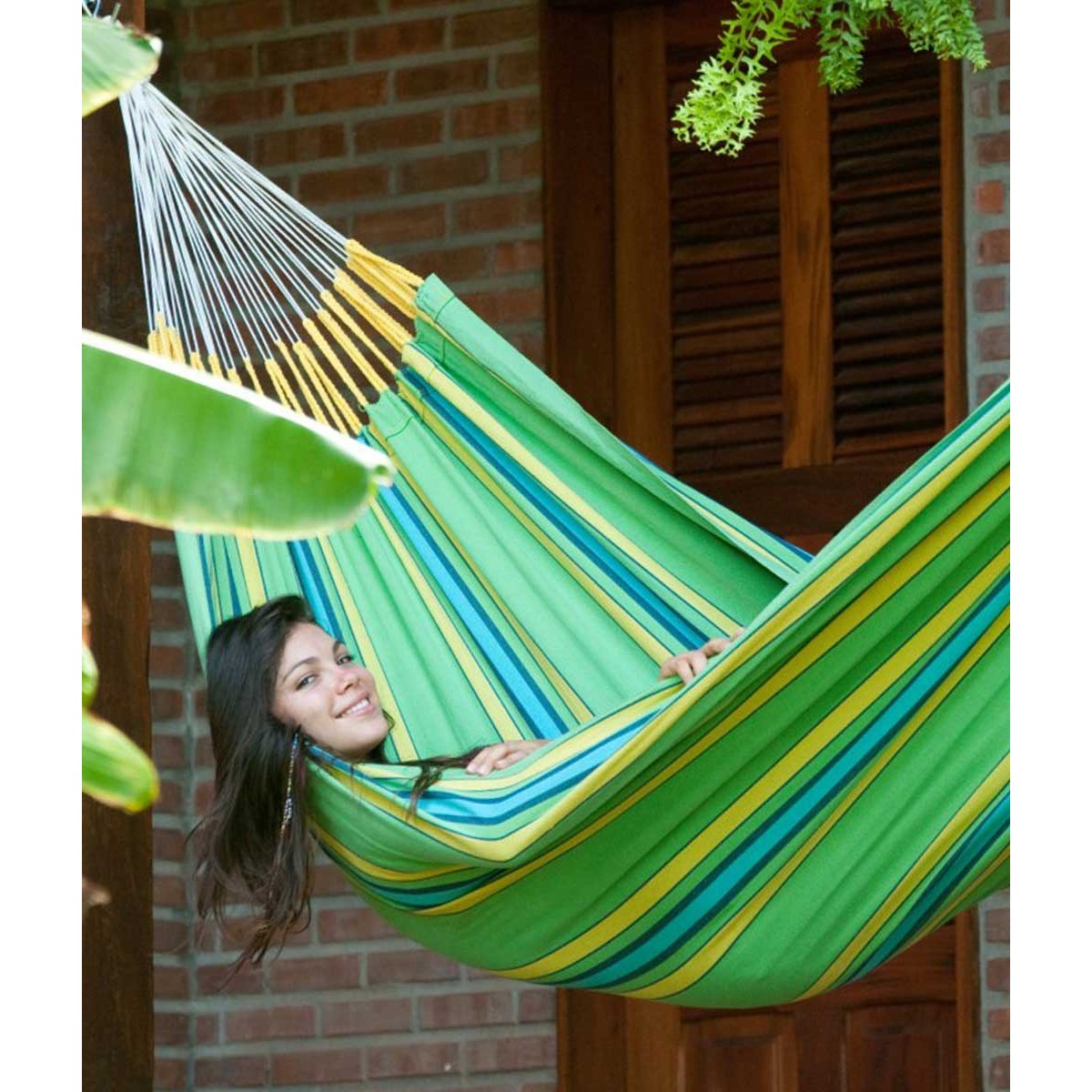 Double classic hammock Currambera Kiwi LA SIESTA - view 3 - Extreme-bg.com Double classic hammock Currambera Kiwi LA SIESTA - view 3