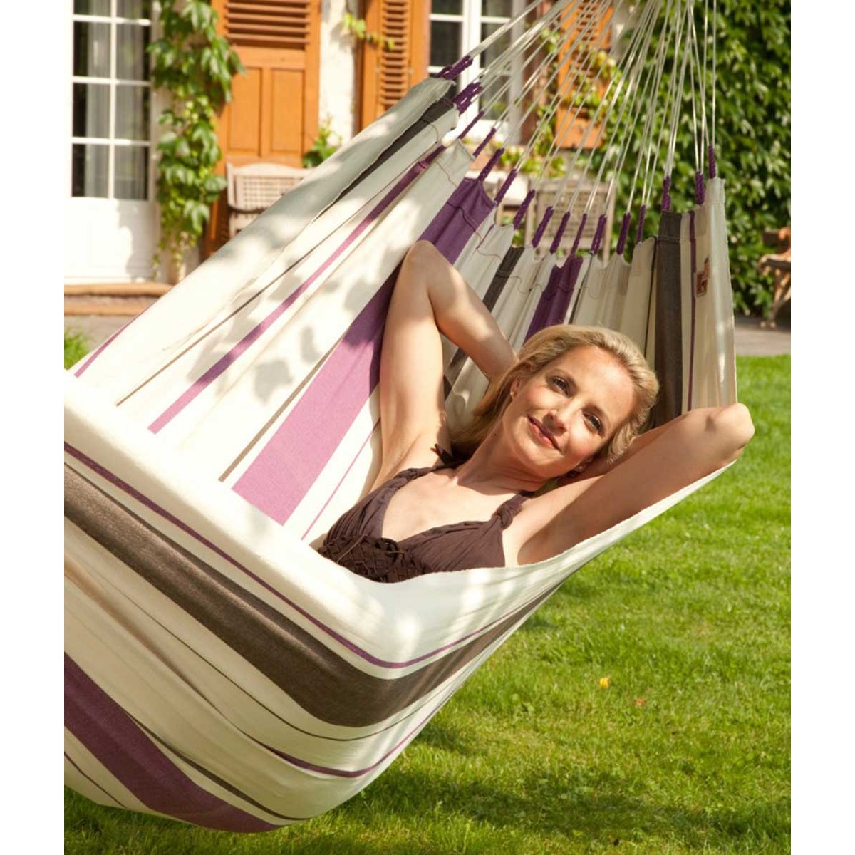 Хамак класически единичен Caribena лилав LA SIESTA - изглед 4 - Extreme-bg.com Хамак класически единичен Caribena лилав LA SIESTA - изглед 4