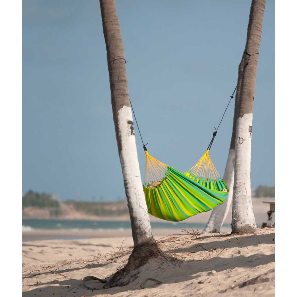Single classic hammock Sonrisa Lime LA SIESTA - view 7 - Extreme-bg.com Single classic hammock Sonrisa Lime LA SIESTA - view 7
