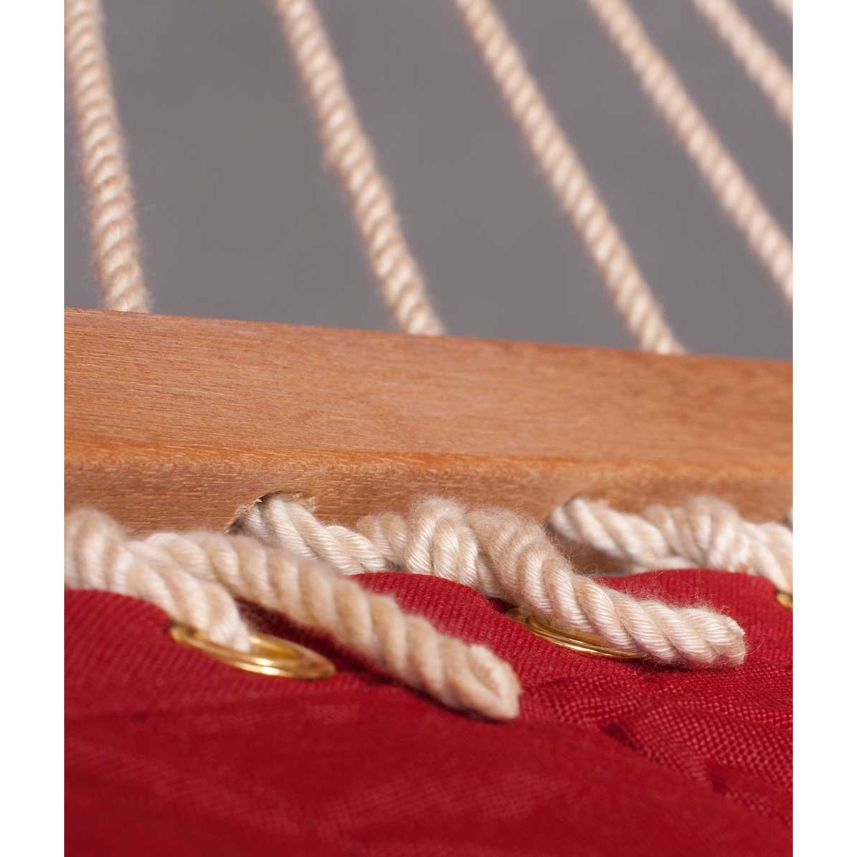 Double hammock with spreader bar and padded lying Alabama Red Pepper LA SIESTA - view 7 - Extreme-bg.com Double hammock with spreader bar and padded lying Alabama Red Pepper LA SIESTA - view 7