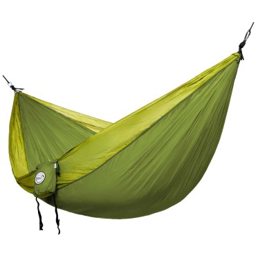 Хамак туристически двоен Sloth олив BEOUTDOOR - изглед 1