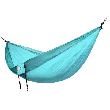 Single touristic hammock Sloth turquoise BEOUTDOOR - view 1