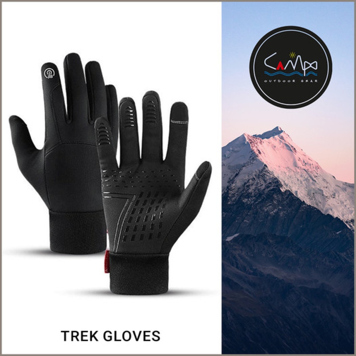 Softshell touchscreen antislip gloves CAMPO CAMPO - view 7 - Extreme-bg.com Softshell touchscreen antislip gloves CAMPO CAMPO - view 7