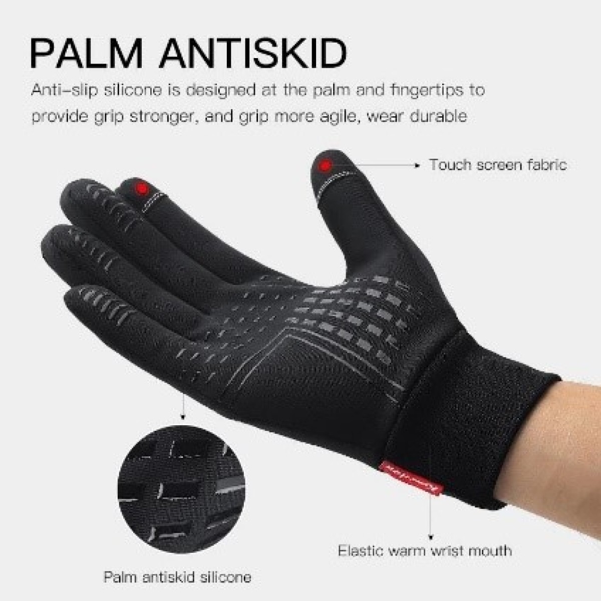 Softshell touchscreen antislip gloves CAMPO CAMPO - view 3 - Extreme-bg.com Softshell touchscreen antislip gloves CAMPO CAMPO - view 3