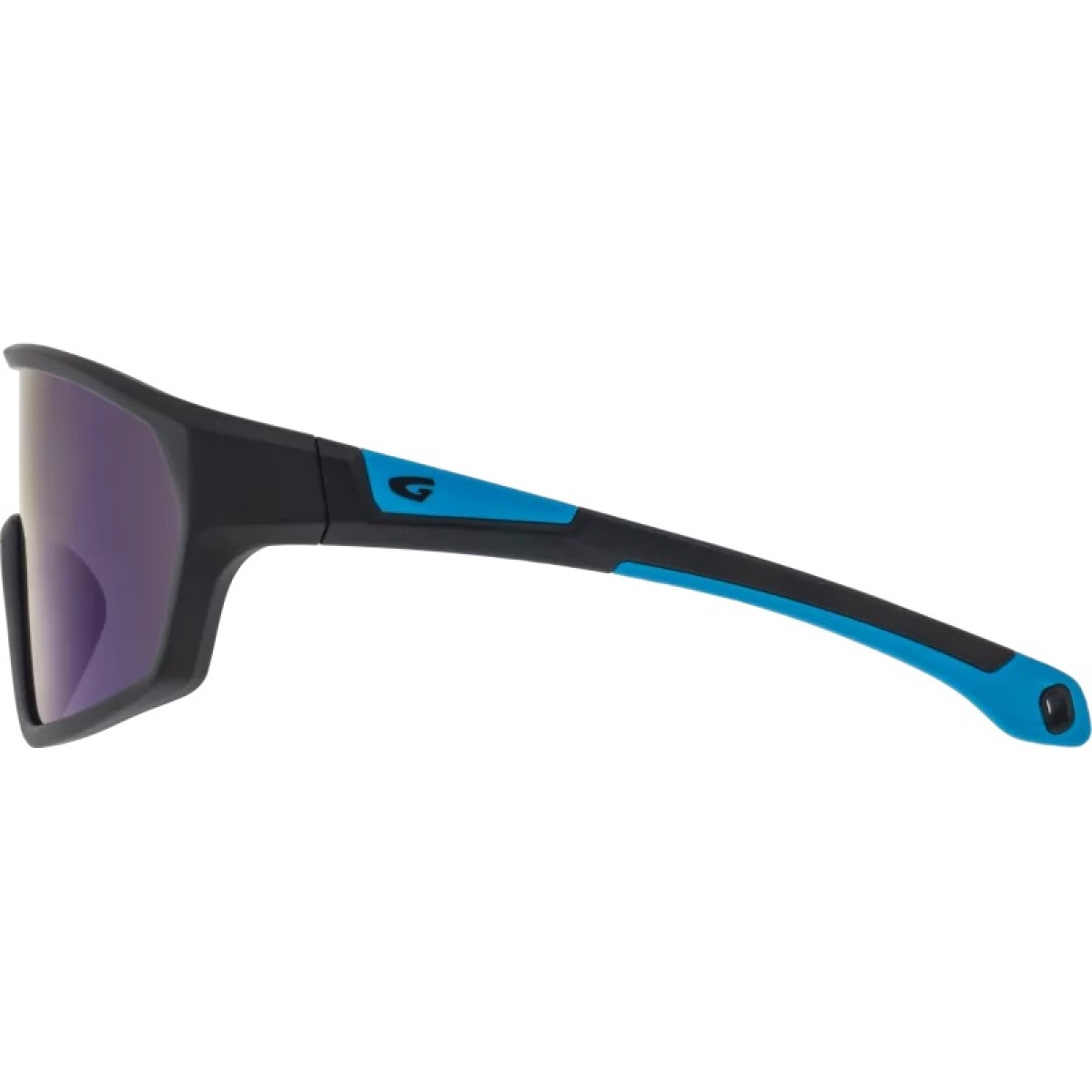 Kid's Polycarbonate Sunglasses Flint E995-1 Matt Black / Blue GOG - view 4 - Extreme-bg.com Kid's Polycarbonate Sunglasses Flint E995-1 Matt Black / Blue GOG - view 4