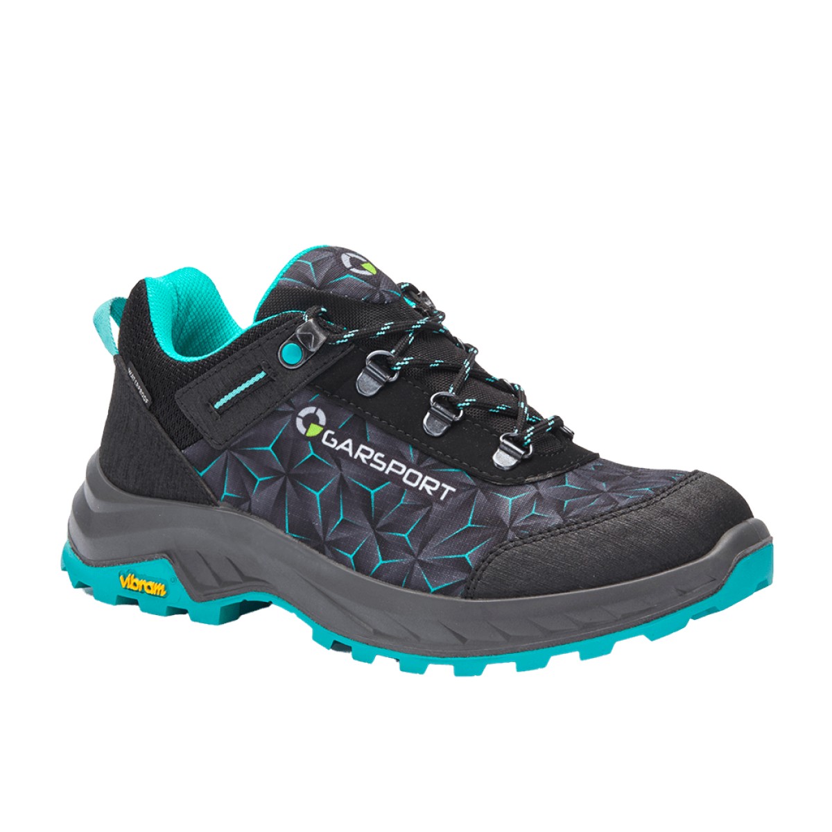 SPARROW LOW WP W NERO/TURCHESE Дамски Туристически маратонки GARSPORT - изглед 2 - Extreme-bg.com SPARROW LOW WP W NERO/TURCHESE Дамски Туристически маратонки GARSPORT - изглед 2