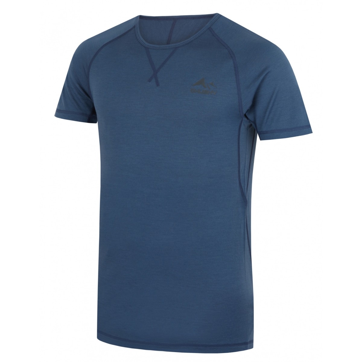 Men's Merino thermal underwear T-shirt Mersa M blue HUSKY - view 4 - Extreme-bg.com Men's Merino thermal underwear T-shirt Mersa M blue HUSKY - view 4
