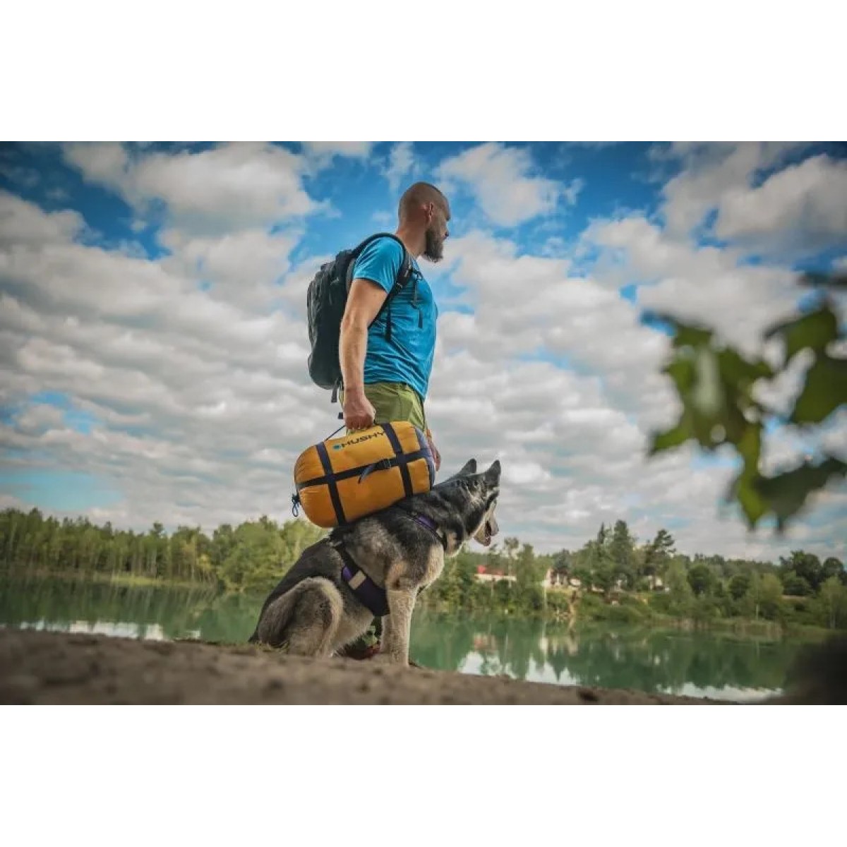 Зимен спален чувал ENJOY PLUS -25 °C blue/orange HUSKY - изглед 6 - Extreme-bg.com Зимен спален чувал ENJOY PLUS -25 °C blue/orange HUSKY - изглед 6