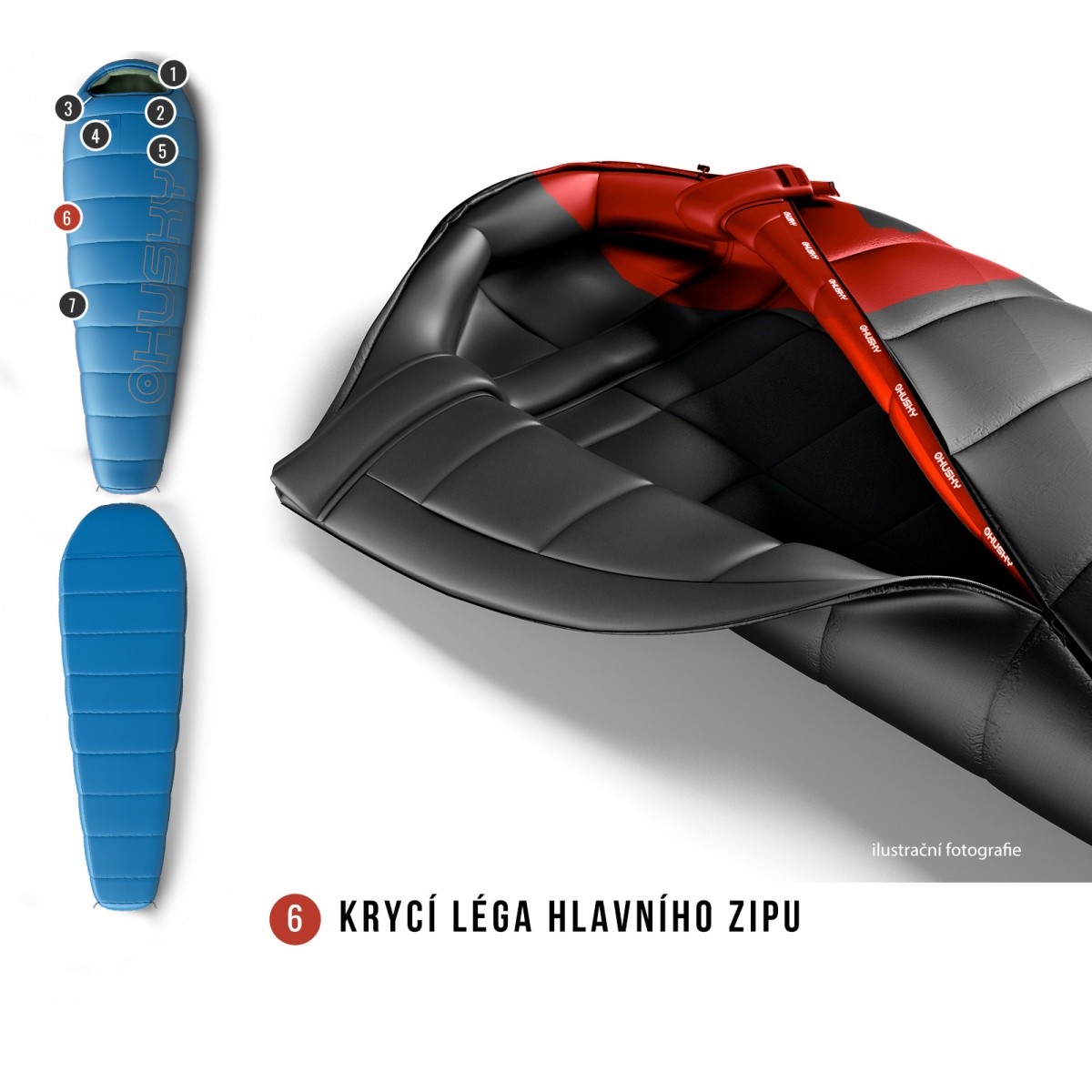 Спален чувал Husky Long blue -10 HUSKY - изглед 10 - Extreme-bg.com Спален чувал Husky Long blue -10 HUSKY - изглед 10