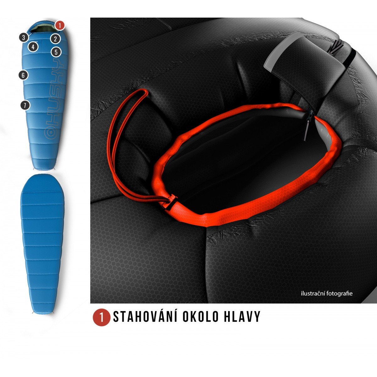 Спален чувал Husky Long blue -10 HUSKY - изглед 13 - Extreme-bg.com Спален чувал Husky Long blue -10 HUSKY - изглед 13