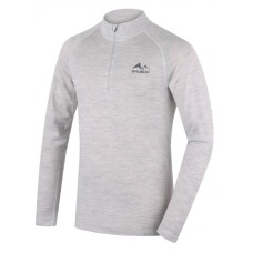 Мъжко мериносово термо бельо Merow zip M light grey