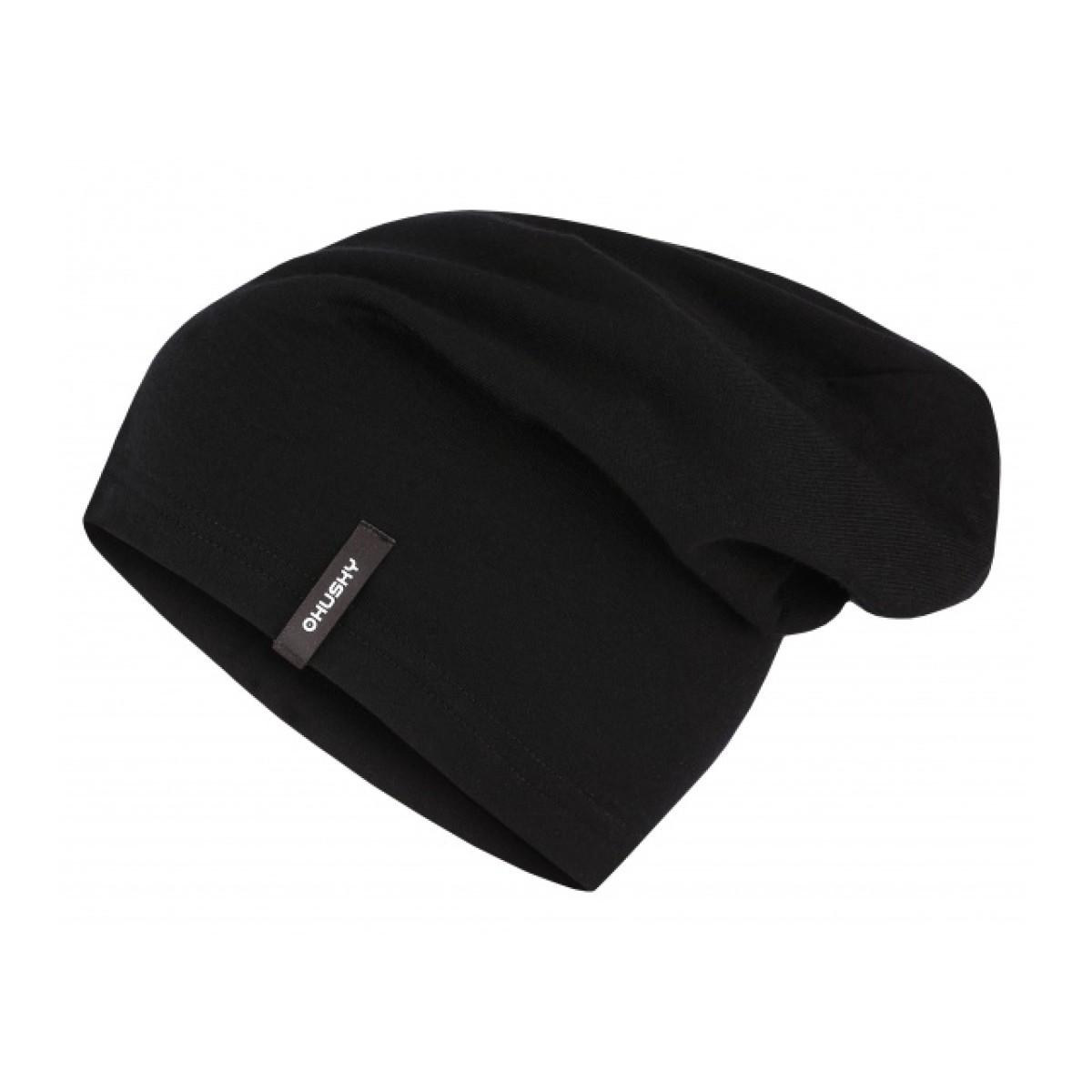 Мериносова шапка Merhat black HUSKY - изглед 2 - Extreme-bg.com Мериносова шапка Merhat black HUSKY - изглед 2
