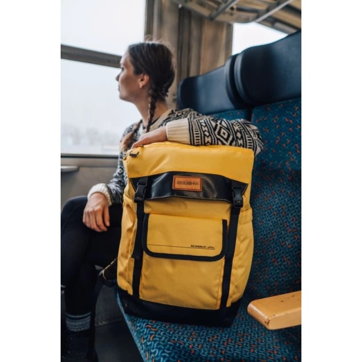 Раница за лаптоп Robber 25L yellow HUSKY - изглед 5 - Extreme-bg.com Раница за лаптоп Robber 25L yellow HUSKY - изглед 5