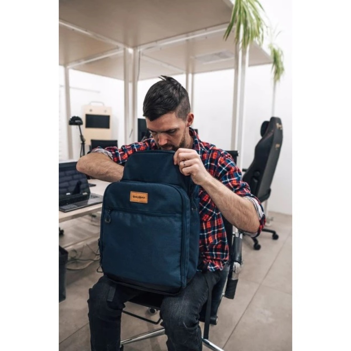 HUSKY BACKPACK SOFER 30L dark blue HUSKY - view 3