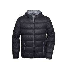 Мъжко пухено яке JN1060 black/grey