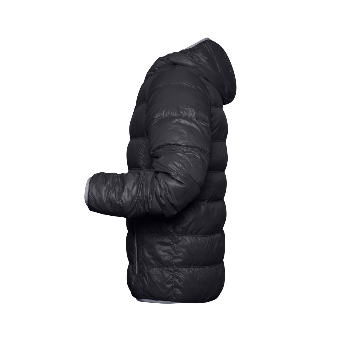 Мъжко пухено яке JN1060 black/grey JAMES AND NICHOLSON - изглед 4 - Extreme-bg.com Мъжко пухено яке JN1060 black/grey JAMES AND NICHOLSON - изглед 4