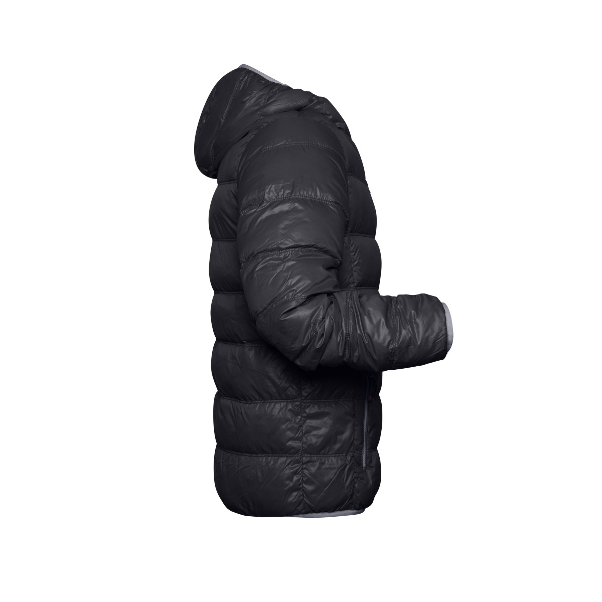 Мъжко пухено яке JN1060 black/grey JAMES AND NICHOLSON - изглед 5 - Extreme-bg.com Мъжко пухено яке JN1060 black/grey JAMES AND NICHOLSON - изглед 5
