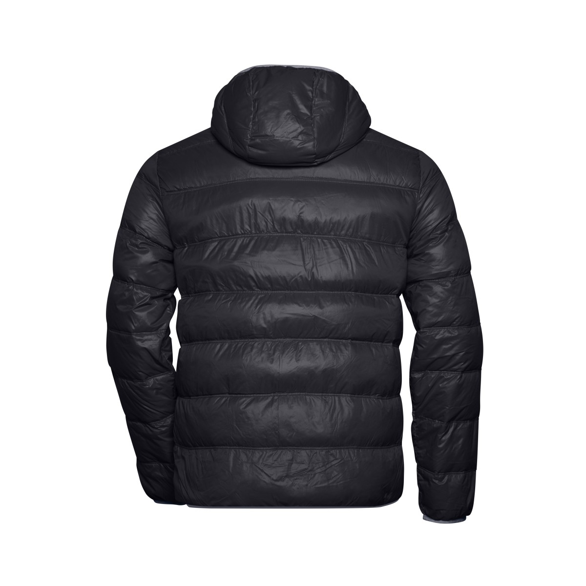 Мъжко пухено яке JN1060 black/grey JAMES AND NICHOLSON - изглед 3 - Extreme-bg.com Мъжко пухено яке JN1060 black/grey JAMES AND NICHOLSON - изглед 3