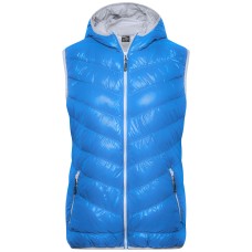 Елек пухен дамски JN1061 blue/silver