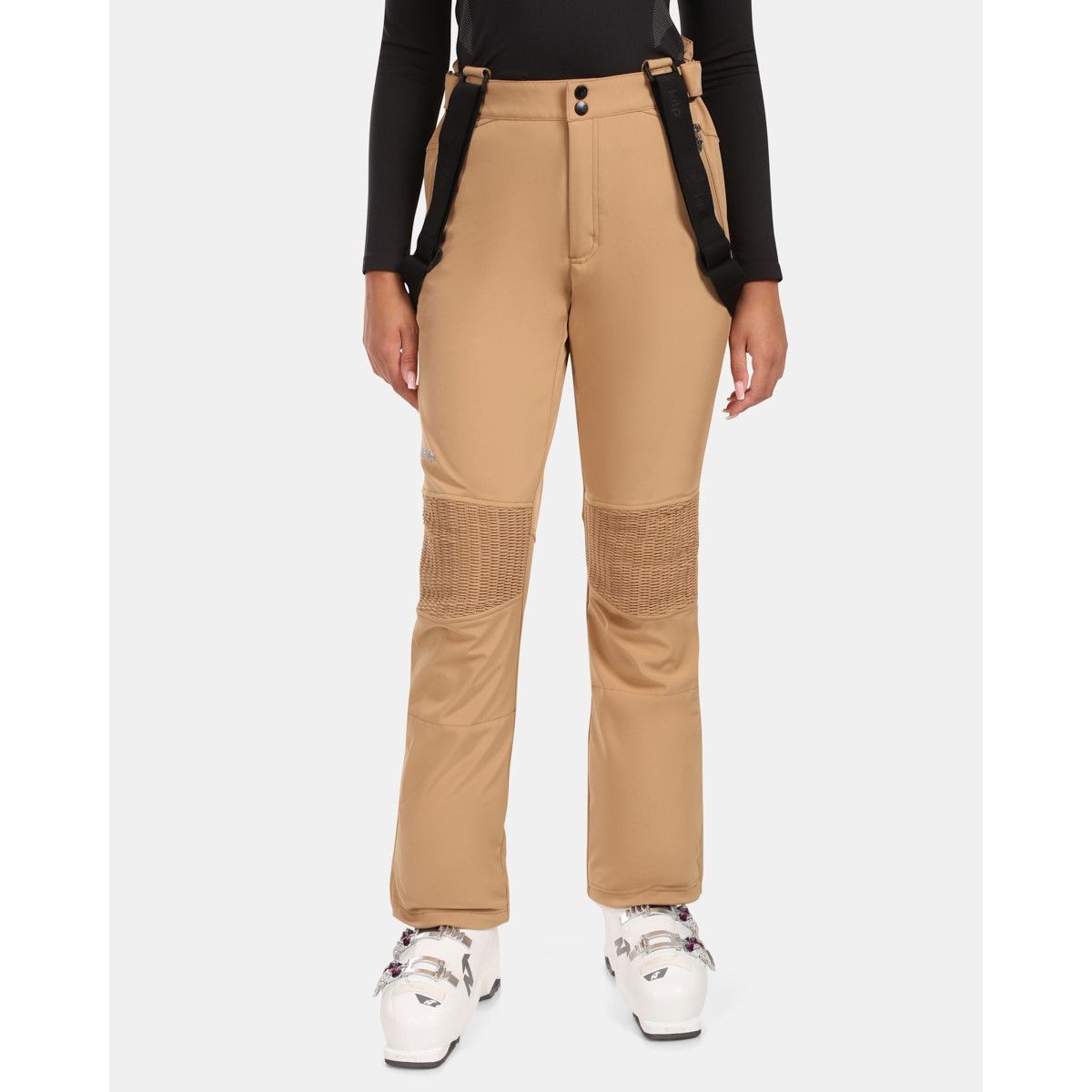 Дамски Софтшел Ски Панталон Kilpi DIONE-W ZL (Бял / Бежов) | Slim Fit KILPI - изглед 2 - Extreme-bg.com Дамски Софтшел Ски Панталон Kilpi DIONE-W ZL (Бял / Бежов) | Slim Fit KILPI - изглед 2