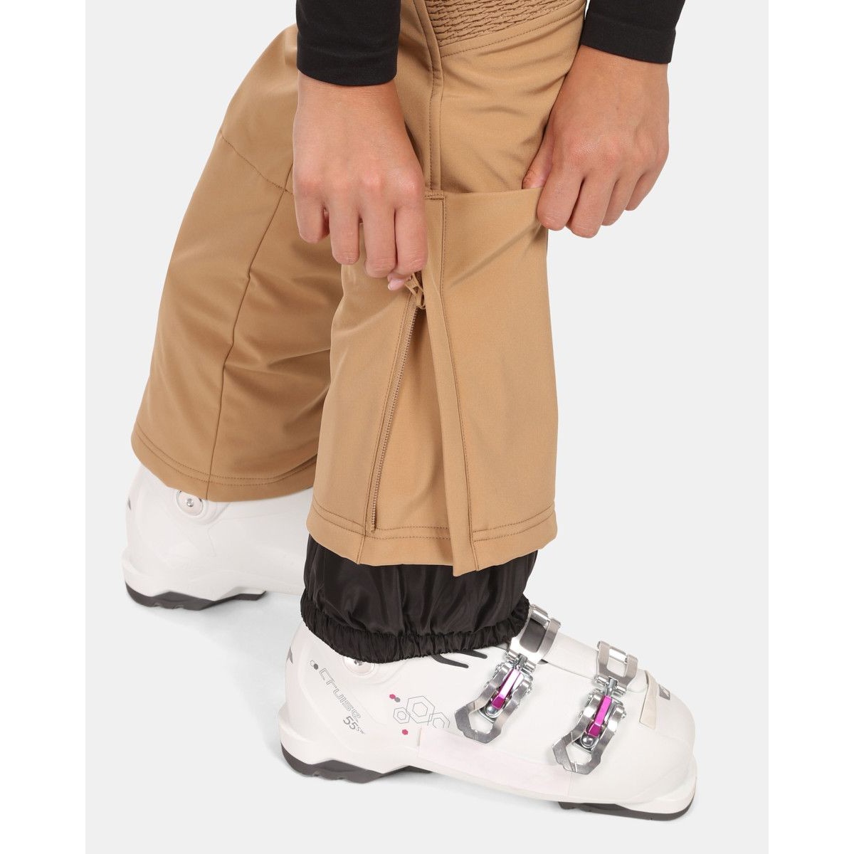 Дамски Софтшел Ски Панталон Kilpi DIONE-W ZL (Бял / Бежов) | Slim Fit KILPI - изглед 12 - Extreme-bg.com Дамски Софтшел Ски Панталон Kilpi DIONE-W ZL (Бял / Бежов) | Slim Fit KILPI - изглед 12