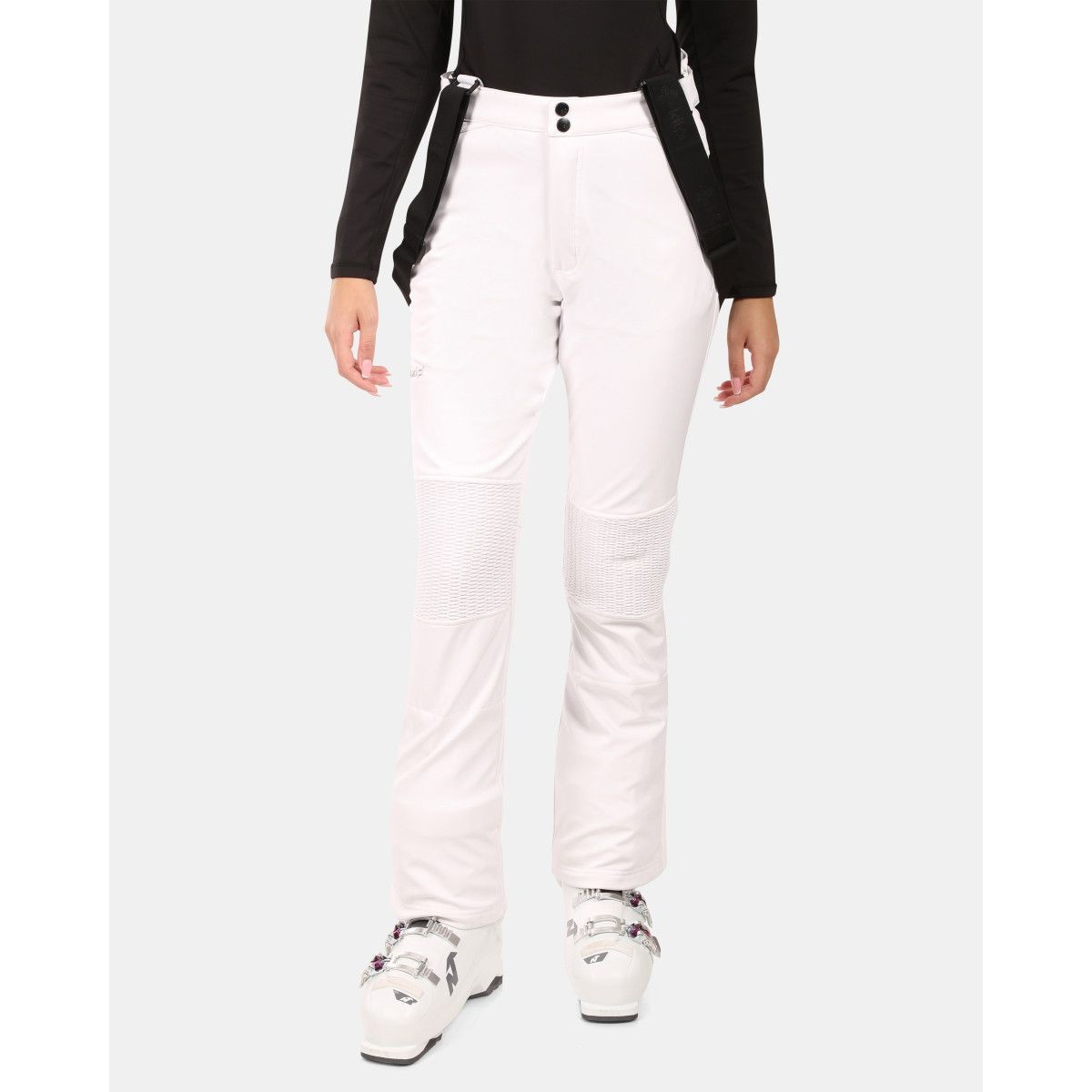 Дамски Софтшел Ски Панталон Kilpi DIONE-W ZL (Бял / Бежов) | Slim Fit KILPI - изглед 3 - Extreme-bg.com Дамски Софтшел Ски Панталон Kilpi DIONE-W ZL (Бял / Бежов) | Slim Fit KILPI - изглед 3