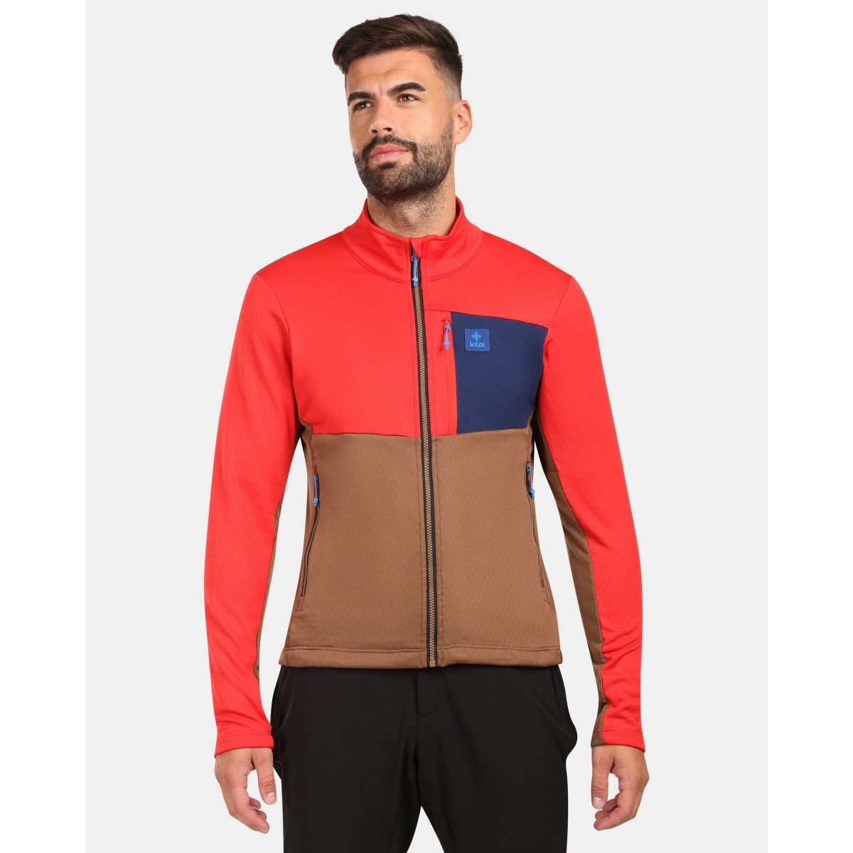 Мъжки Функционален Суичър Kilpi ERIN-M ZM (Син / Червен) | Opti-Stretch KILPI - изглед 2 - Extreme-bg.com Мъжки Функционален Суичър Kilpi ERIN-M ZM (Син / Червен) | Opti-Stretch KILPI - изглед 2