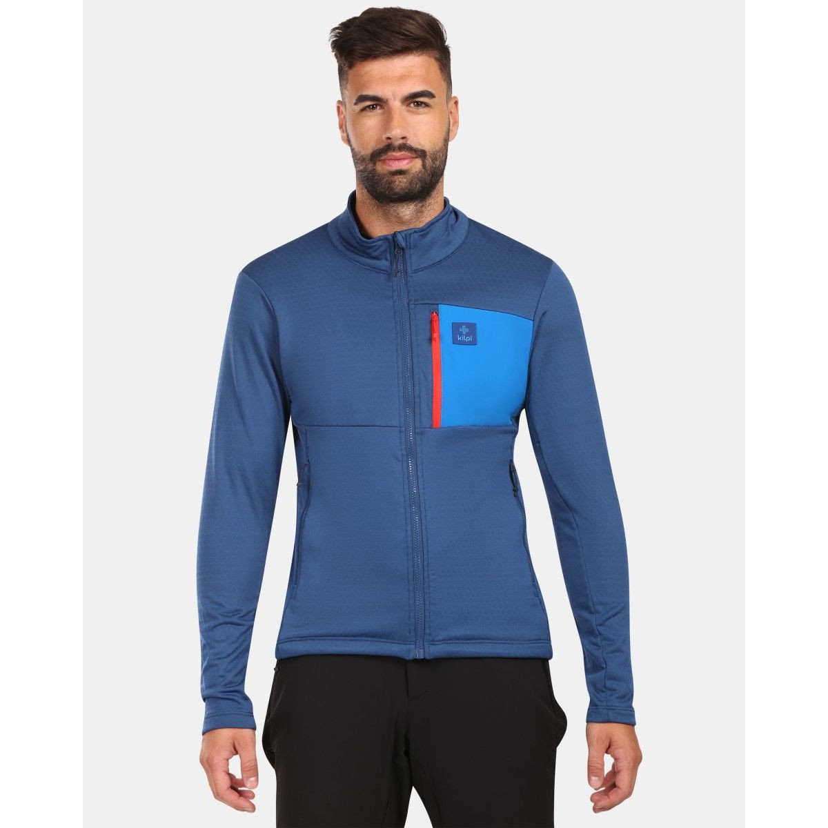 Мъжки Функционален Суичър Kilpi ERIN-M ZM (Син / Червен) | Opti-Stretch KILPI - изглед 3 - Extreme-bg.com Мъжки Функционален Суичър Kilpi ERIN-M ZM (Син / Червен) | Opti-Stretch KILPI - изглед 3
