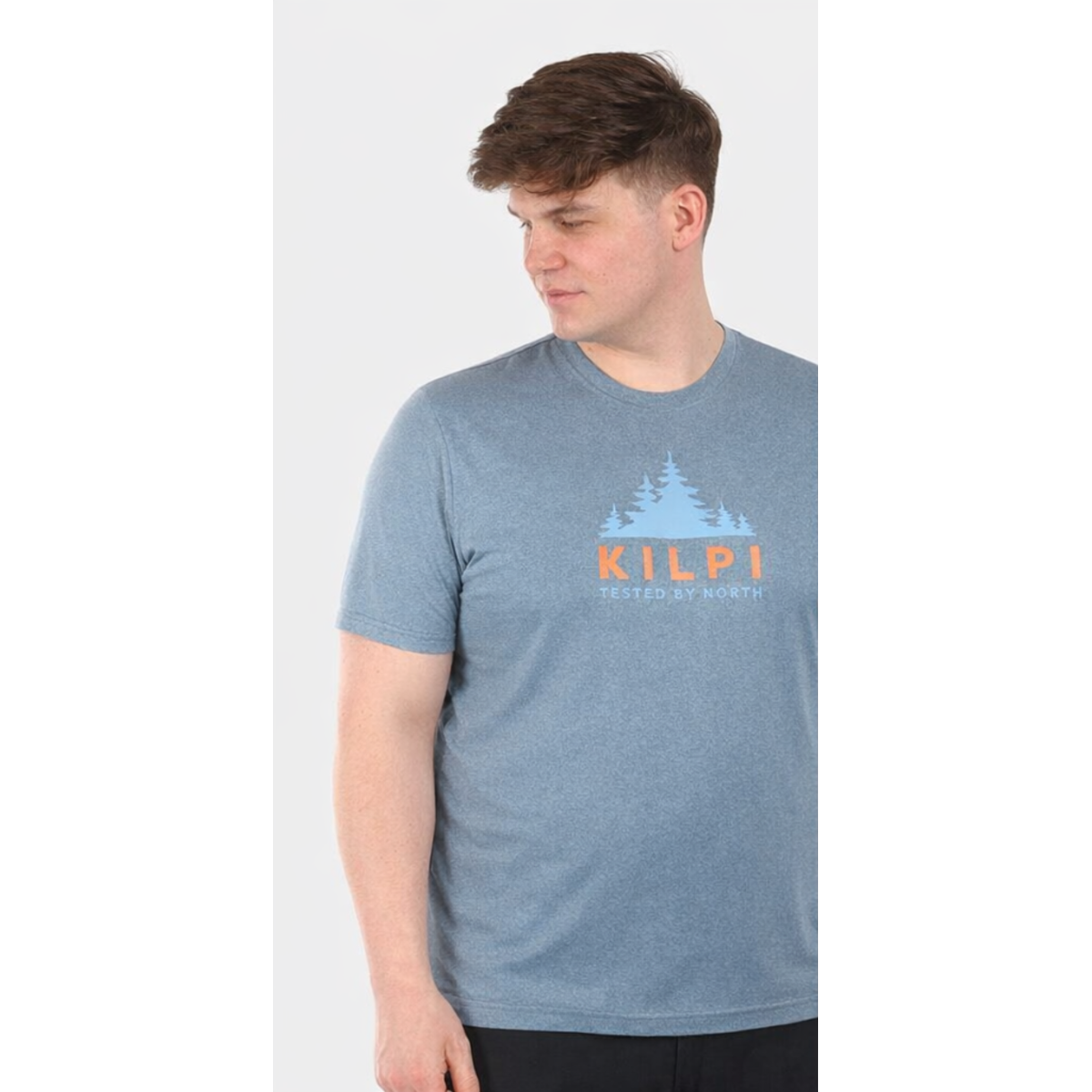 Мъжка спортна тениска Kilpi LISMAIN-M YM - BIG – Големи размери (5XL, 6XL) с OPTI-DRY технология KILPI - изглед 4