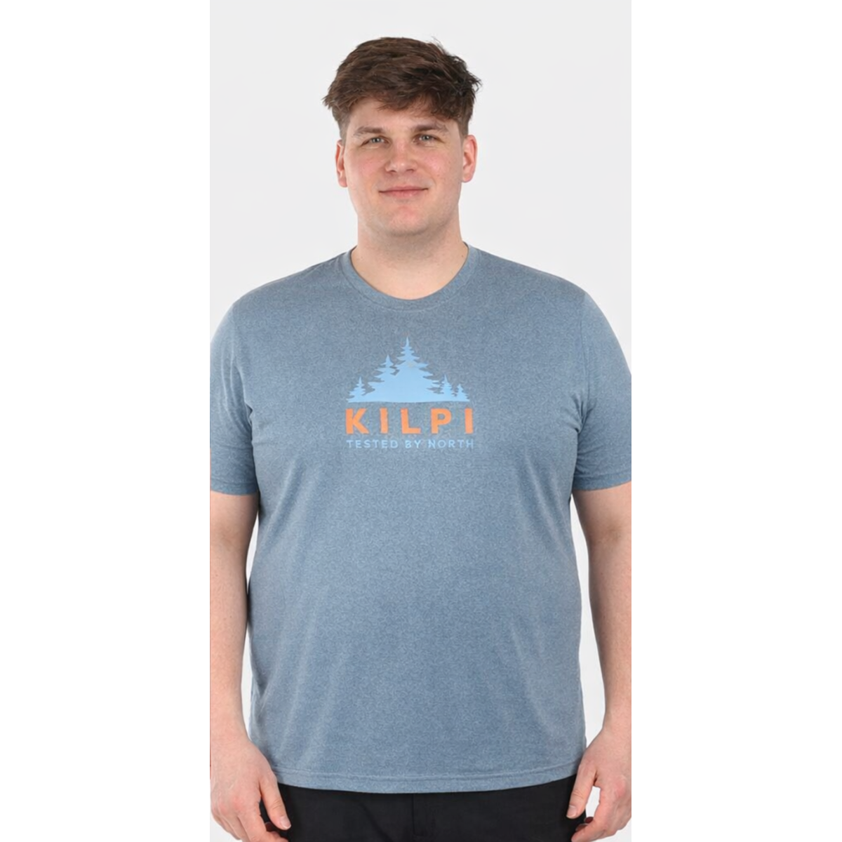 Мъжка спортна тениска Kilpi LISMAIN-M YM - BIG – Големи размери (5XL, 6XL) с OPTI-DRY технология KILPI - изглед 2