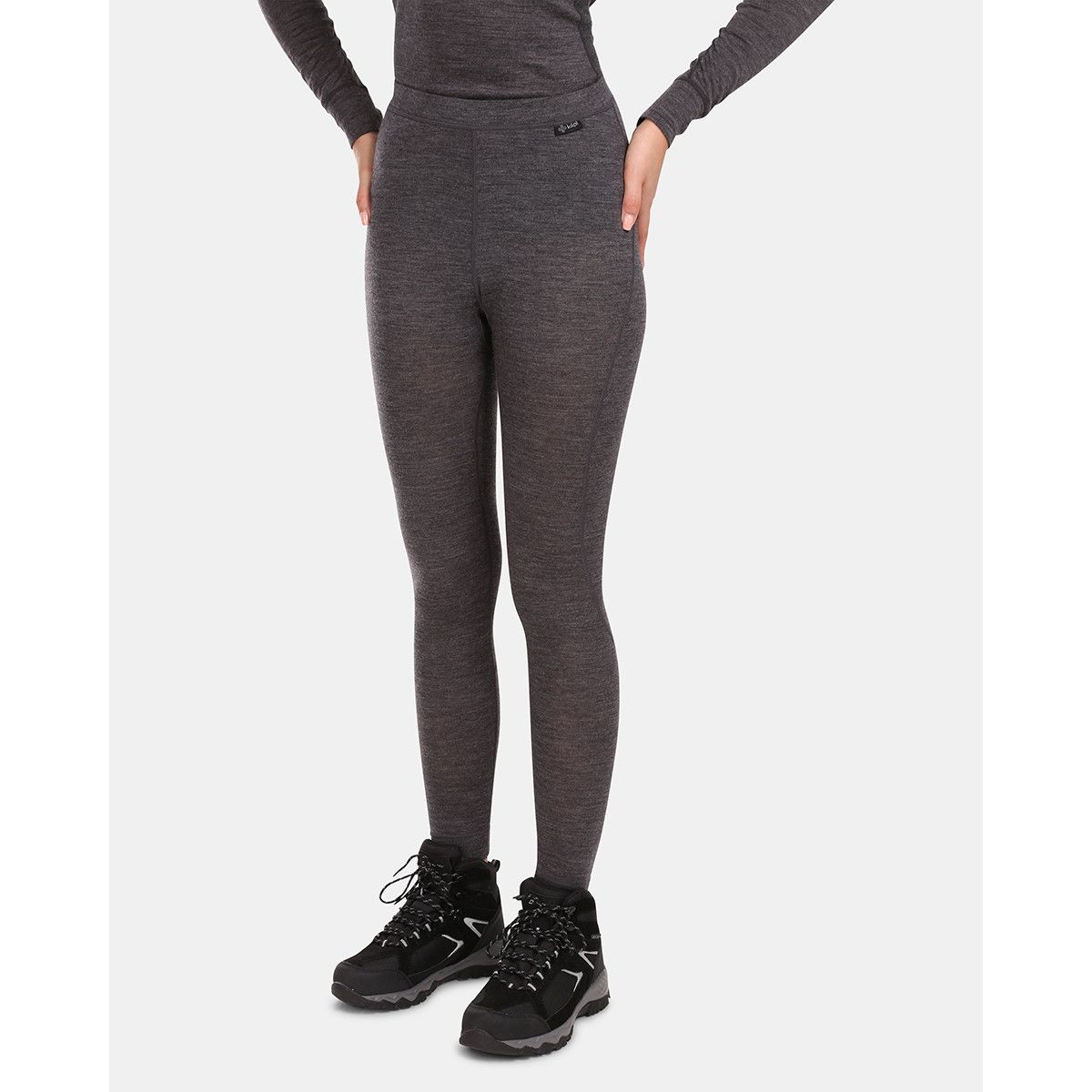 Women´s merino wool base layer Kilpi MAVORA BOTTOM-W DGY KILPI - view 2
