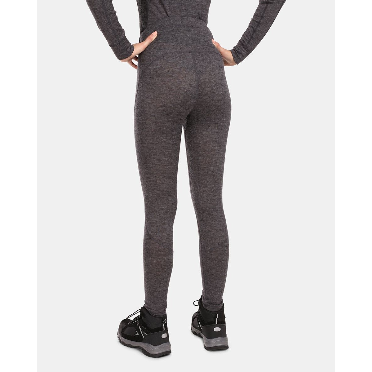 Women´s merino wool base layer Kilpi MAVORA BOTTOM-W DGY KILPI - view 3