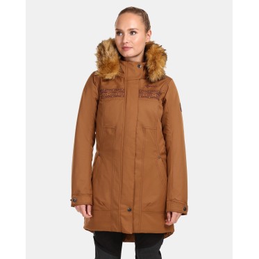 Women´s winter coat Kilpi PERU-W BRN KILPI - view 1