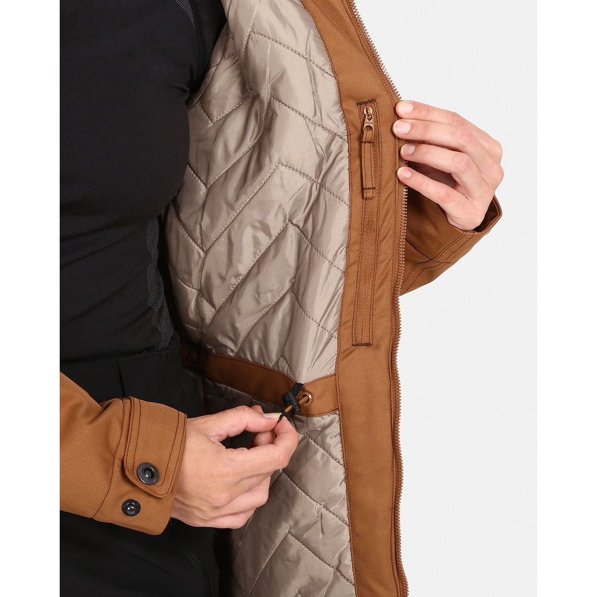 Women´s winter coat Kilpi PERU-W BRN KILPI - view 7 - Extreme-bg.com Women´s winter coat Kilpi PERU-W BRN KILPI - view 7